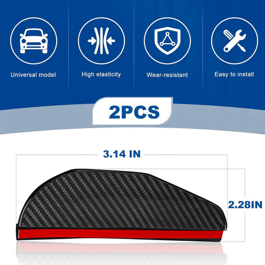 Carbon Fibre Rearview Mirror Rain Cover (1 Pair)